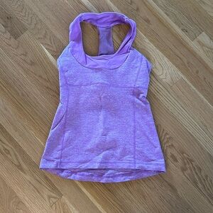 Purple lululemon bra tank